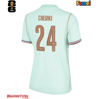 Franța Rayan Cherki #24 Echipament de Fotbal Replică Mondial 2026 Femei Deplasare
